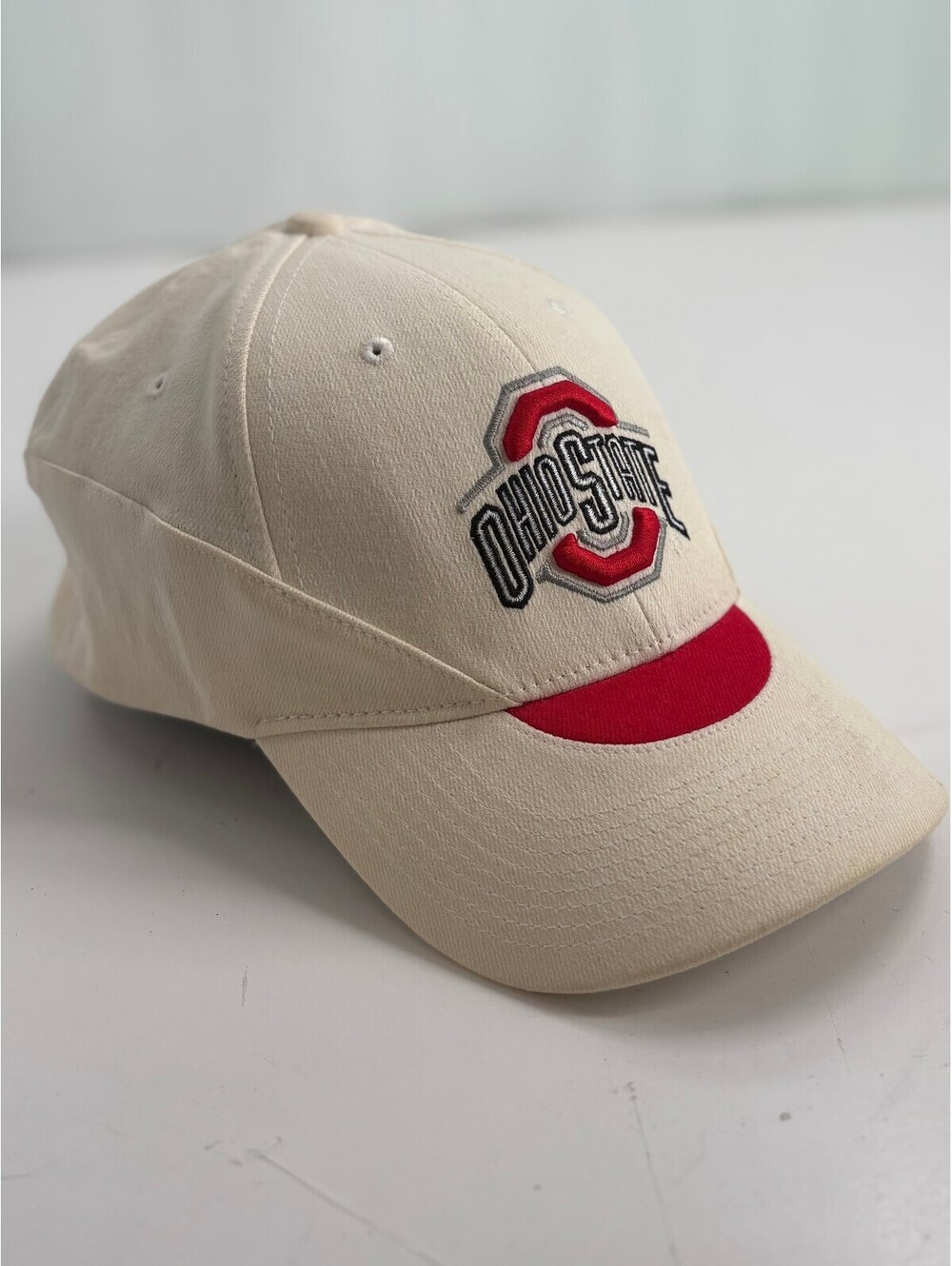 Nike 90s Cream Cotton Ohio State Baseball Cap, Unisex Adults